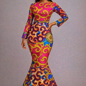 Custom Sewn Mermaid Style Dress Pattern