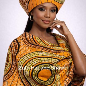 Zulu Hat and Shawl Set