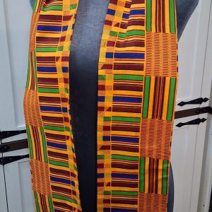 Kente African Fabric Scarf
