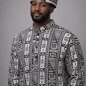 Dashiki Shirt Custom-Sized